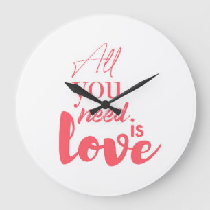 Relógio Grande Vermelho, design gráfico urbano "Tudo que você pre