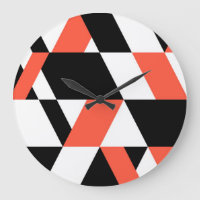 Vermelho-negro, moderno, moderno, design geométric