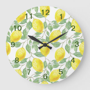 Relógio Grande Verões amarelos doces.                       