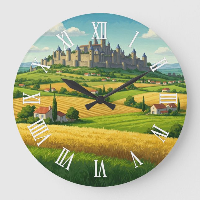 Relógio Grande Viagem Carcassonne França (Frente)