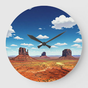 Relógio Grande Viagem Navajo do Vale do Monumento Arizona
