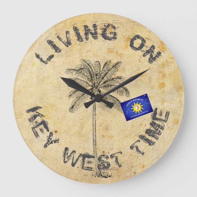 RELÓGIO GRANDE VIDA NO TEMPO DE KEY WEST (Frente)