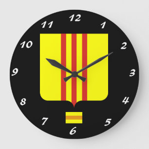 Relógio Grande VIETNAM, South Vietnam Custom Wall Clock