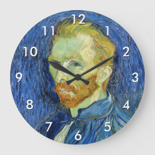 Relógio Grande Vincent van Gogh - Autorretrato com Paleta