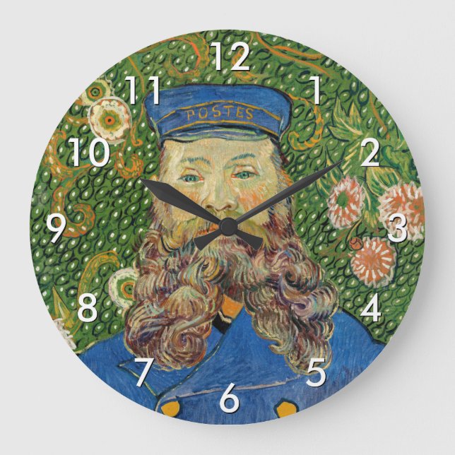Relógio Grande Vincent Van Gogh - Carteiro Joseph Roulin (Frente)