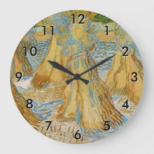 Relógio Grande Vincent van Gogh - Feixes de Trigo