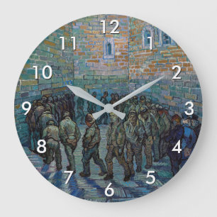 Relógio Grande Vincent van Gogh - O Pátio da Prisão