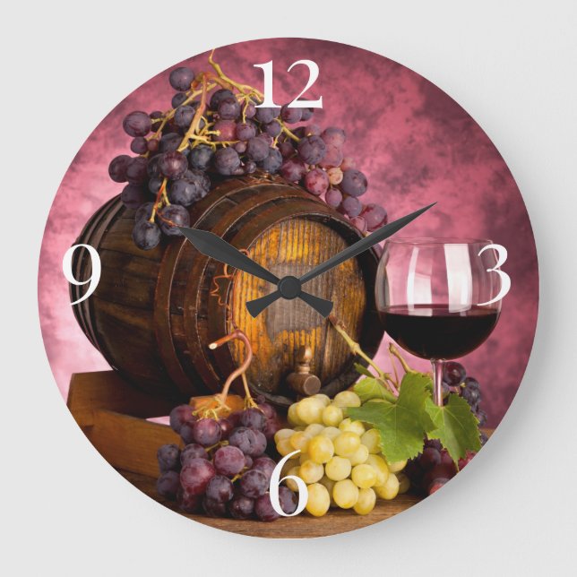 Relógio Grande Vinho e Uva Ainda Vivem (Frente)
