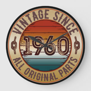 Relógio Grande vintage 1960, todas as peças originais