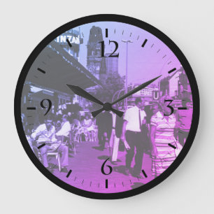 Relógio Grande Vintage Alemanha Berlim kurfürstendamm avenue Larg