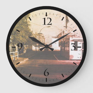 Relógio Grande Vintage Alemanha Border posta East West Berlin Lar