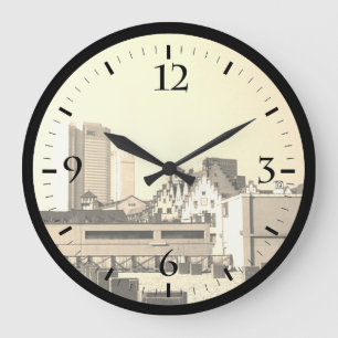 Relógio Grande Vintage Alemanha Frankfurt Santo Nicholas Church