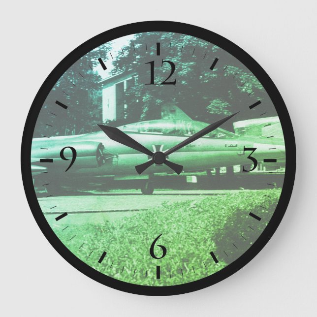 Relógio Grande Vintage Alemanha Munique Deutsch (Frente)