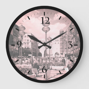 Relógio Grande Vintage Alemanha Munique Towgate Karistor Large Cl