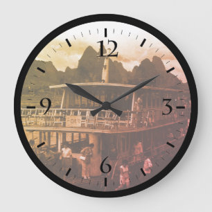 Relógio Grande Vintage China Guilin - Bando do Rio Grande