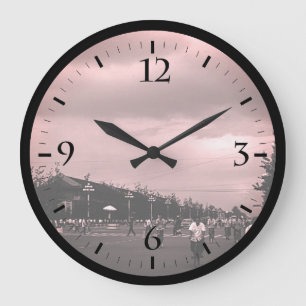 Relógio Grande Vintage China Pekin Street Tiananmen Praça Grande