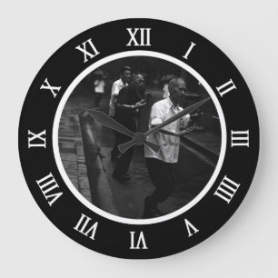 Relógio Grande Vintage China Xangai, ginástica matinal Canvas Pr