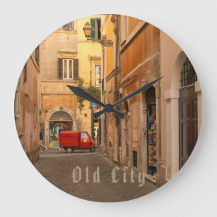 Relógio Grande Vintage, Cidade Antiga, Carro Antigo, Estilo Antig