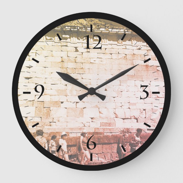 Relógio Grande Vintage Grécia Delphi Athenian Treasury Watch (Frente)