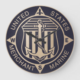 Relógio Grande Vintage Merchant Marine Large Round