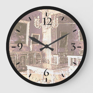 Relógio Grande Vintage Mônaco Palace do Príncipe York Room Watch