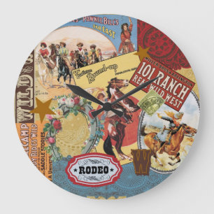 Relógio Grande vintage ocidental moderna