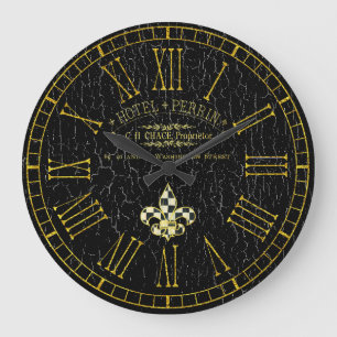 Relógio Grande Vintage Olhe Hotel Francês