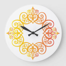 Relógio Grande Vintage Ornamental Frame Elegant Decorative Border