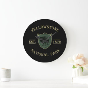 Relógio Grande Vintage Parque Nacional de Yellowstone