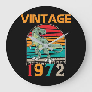 Relógio Grande Vintage Retro 1972 Aniversário