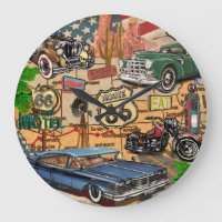 Vintage Route 66, poster nostálgico.