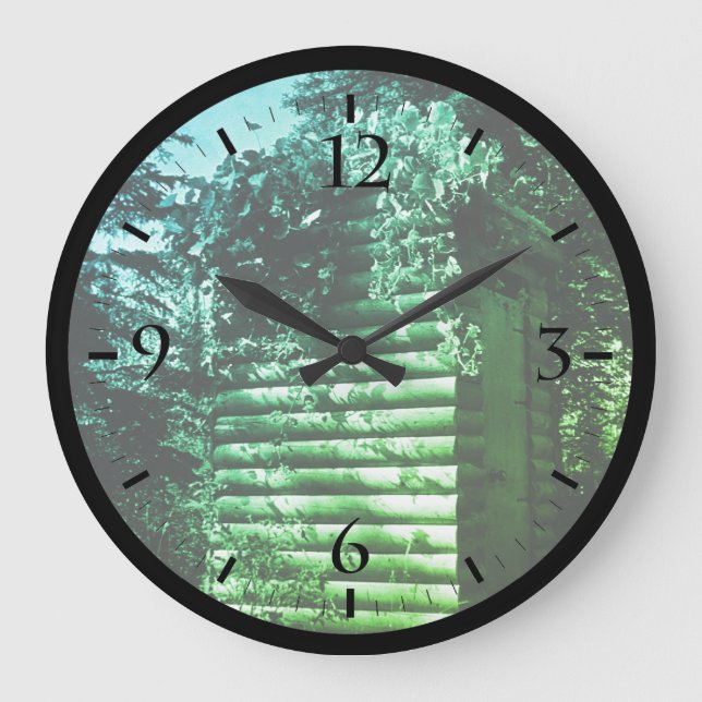 Relógio Grande Vintage USA Alaska deluxe outhouse Watch (Frente)