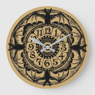 Relógio Grande Vintage Victorian Era Gothic Bat