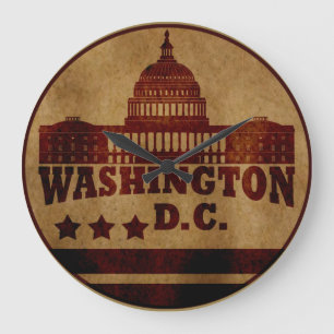 Relógio Grande Vintage Washington DC