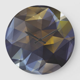 Relógio Grande Vintagem de triângulo brilhante, textura de diaman