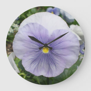 Relógio Grande Violets~ Wall Clock