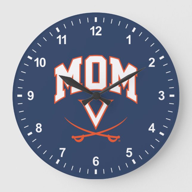 Relógio Grande Virginia Cavaliers Mãe (Frente)