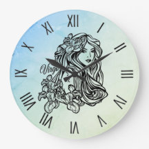 Virgo Zodiac Misty w Numerais Romanos