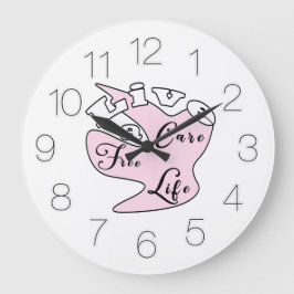 Relógio Grande Viva uma vida livre de cuidados