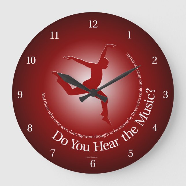 Relógio Grande Vocês Ouvem A Música? (Frente)