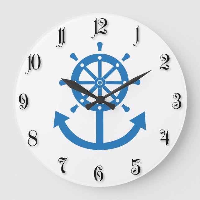Relógio Grande Volante e âncora (Frente)
