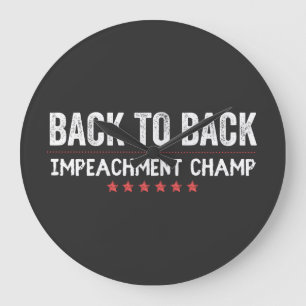 Relógio Grande Voltar ao Carimbo de Impeachment