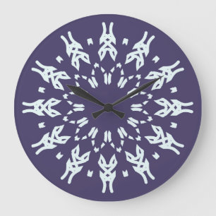 Relógio Grande Wall Clock, um elegante design clássico multicolor