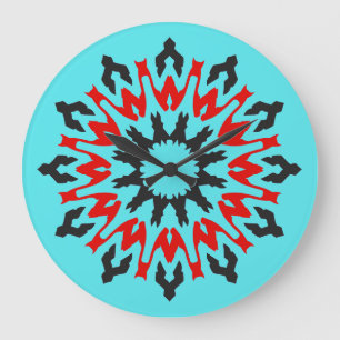 Relógio Grande Wall Clock, um elegante design clássico multicolor