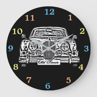 Relógio Grande Wallclock Classic Jaguar MK 2
