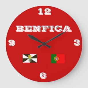 Relógio Grande Wallclock em Portugal Benfica