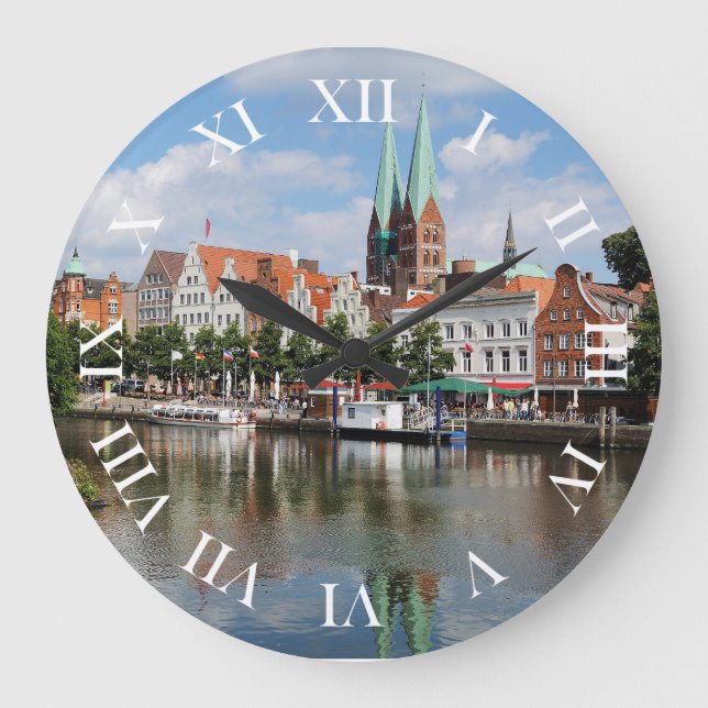 Relógio Grande Wanduhr Lübeck (Frente)
