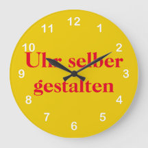 Wanduhr selber gestalten