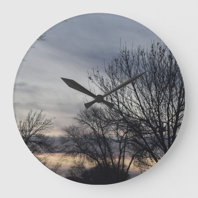 Relógio Grande Whispers of Winter (Frente)