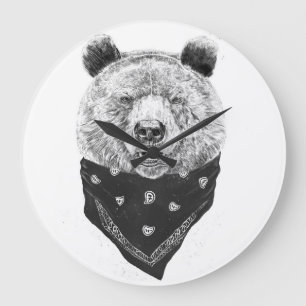 Relógio Grande Wild bear